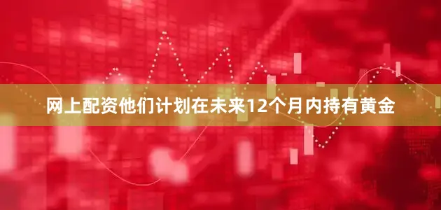 网上配资他们计划在未来12个月内持有黄金